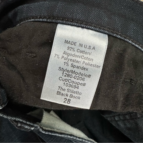 Current Elliot The Stiletto Skinny Jean, Black Book wash, size 28 - Picture 4 of 11